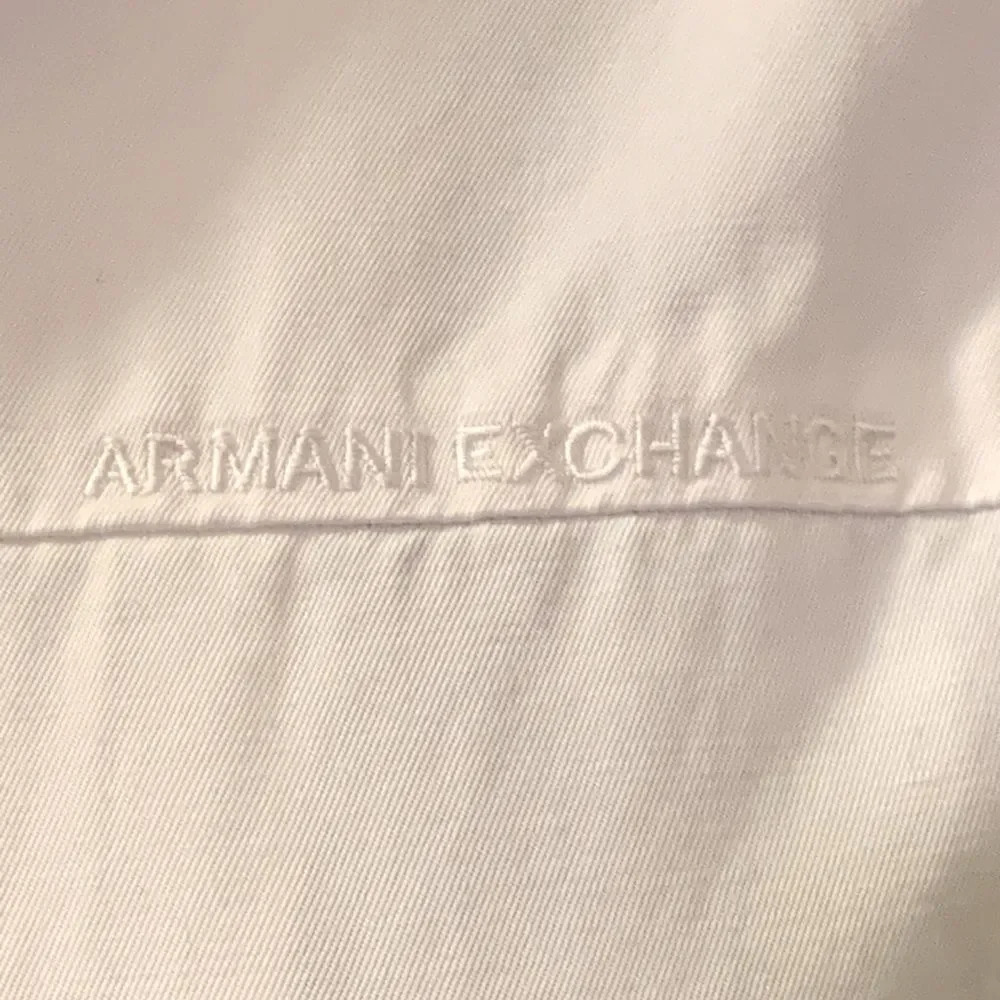 A/X ARMANI EXCHANGE Zip Up Logo Jacket‎ in White - Picture 6 of 11